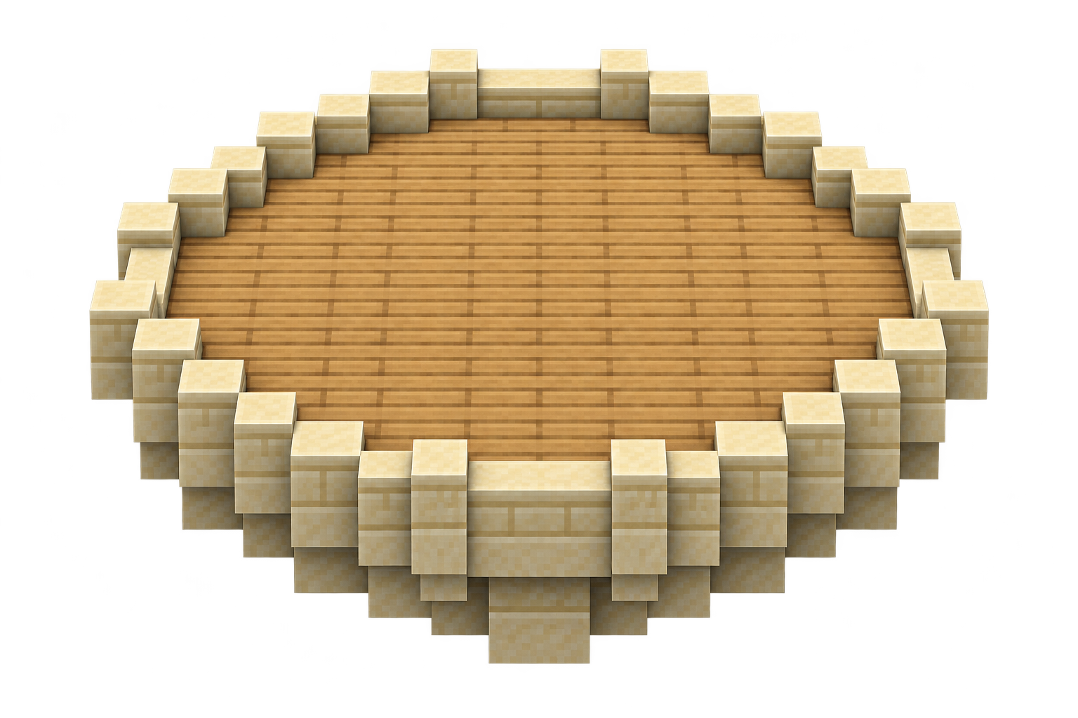 Minecraft sumo platform